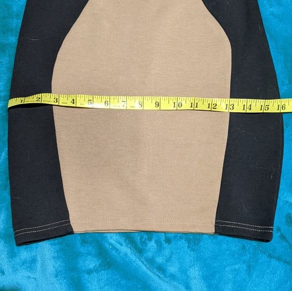 Sexy Colour Block Fitted Dress - Picture 4 of 5